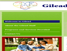Tablet Screenshot of gileadheals.com